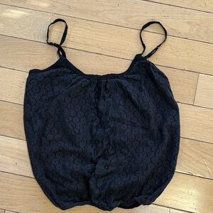 Hollister Black Lace Blouse